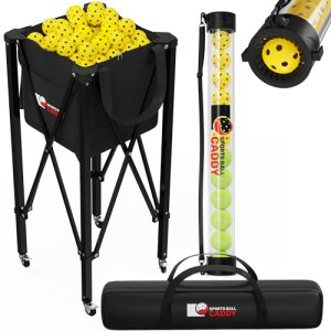 Tennis & Pickleball Hopper with Pickup Tube