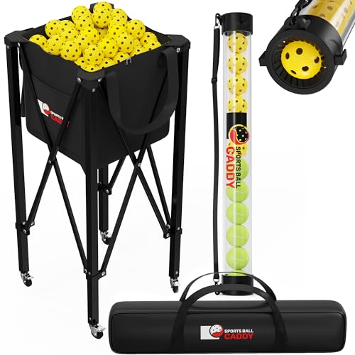 Tennis & Pickleball Hopper with Pickup Tube