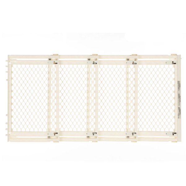North States Extra Wide Pet Gate - Freestanding Dog in Ivory, Size: 62w X 31h | Plastic PetSmart
