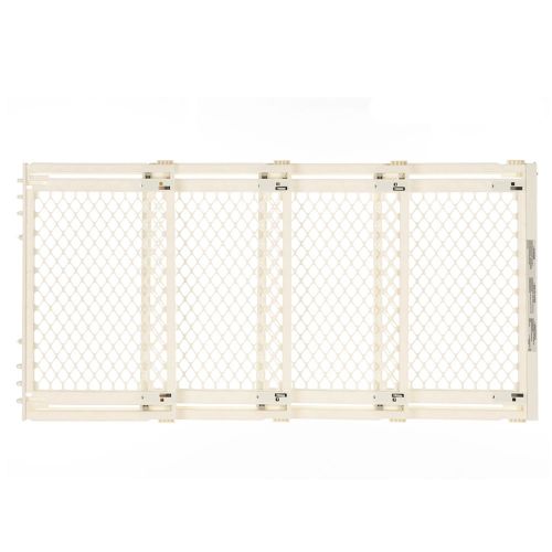 North States Extra Wide Pet Gate – Freestanding Dog in Ivory, Size: 62w X 31h | Plastic PetSmart