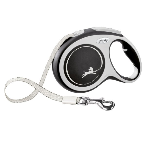 Flexi Retractable Dog Leash, Black, Size: 26 ft | PetSmart
