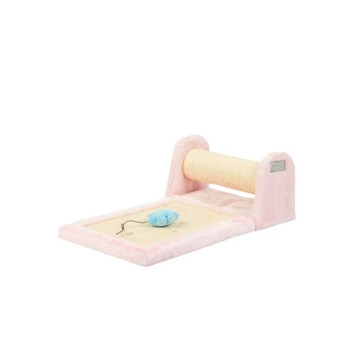 Armarkat Rolling Real Wood Cat Scratcher, Pink | PetSmart