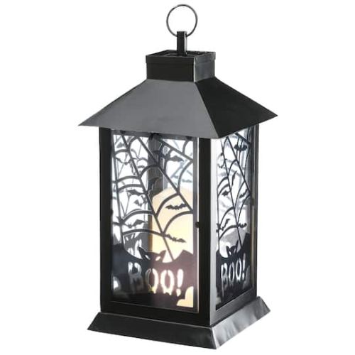 16 Black Halloween Lantern By National Tree Company | 16 x 7.5 x 7.5 | Michaels