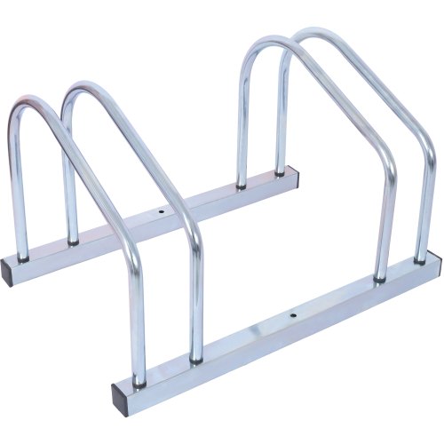 LOVMOR 2 Bikes Floor Bike Stand Bike Parking Rack Garage Bike Storage Stand Indoor and Outdoor 22 to 28 inch Wheel Stand Tire Width 2.15 inch