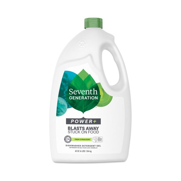 Seventh Generation Power + Dishwasher Detergent Gel, Fresh Citrus 65 fl oz bottle