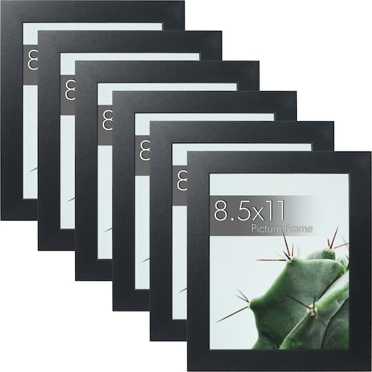 WallsThatSpeak Black Picture Frame with Easel and Glass, 6ct. | x | Michaels