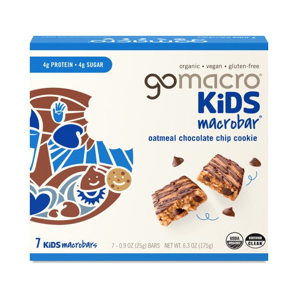 GoMacro Chocolate Chip Cookie 7 bars (0.9 oz each)