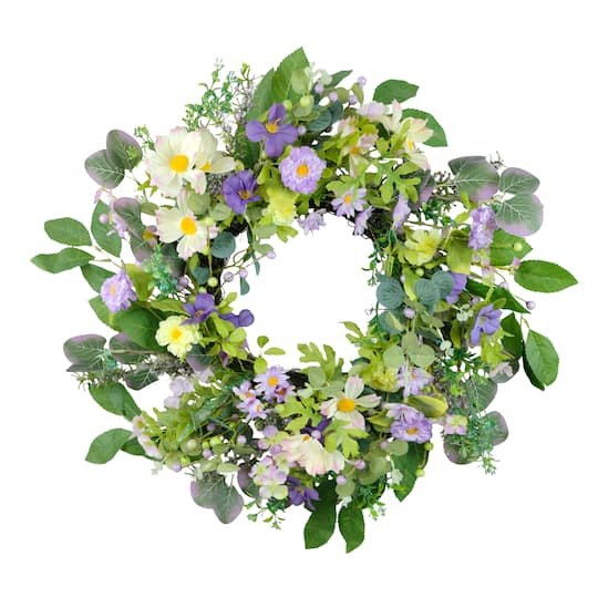 24 Spring Wreath By Puleo International | Michaels