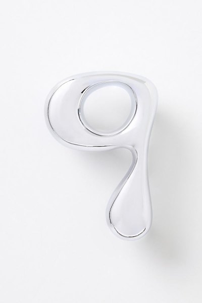 Bubble Polished Chrome House Numbers