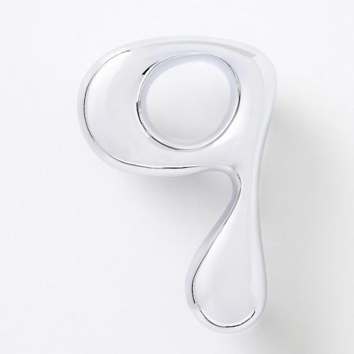 Bubble Polished Chrome House Numbers