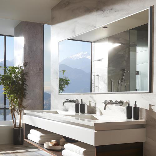Dulcea 71 Arched Framed Mirror