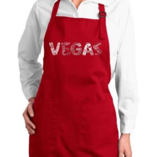 LA Pop Art Full Length Word Art Apron Route 66