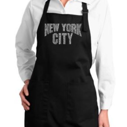 LA Pop Art Full Length Word Art Apron Atom