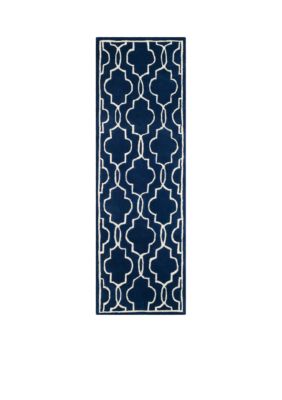 Safavieh Chatham Dark Blue/Ivory x Area Rug, x Rectangle