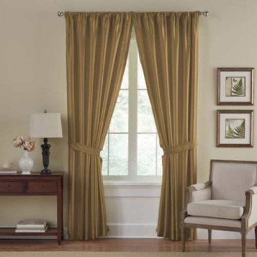 Threadmade Home Highland Stripe Indoor/Outdoor Window Curtain, 50-in. W x 108-in. L