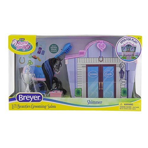 Breyer Lil Beauties Grooming Salon – – Fat Brain Toys