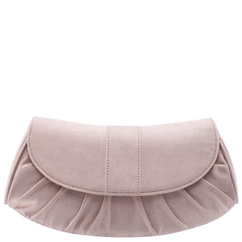Womens Brendyl Faux Suede Flap Clutch | Nina Shoes