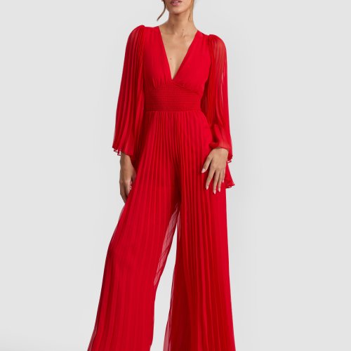 alice + olivia NOVA CAPE JUMPSUIT