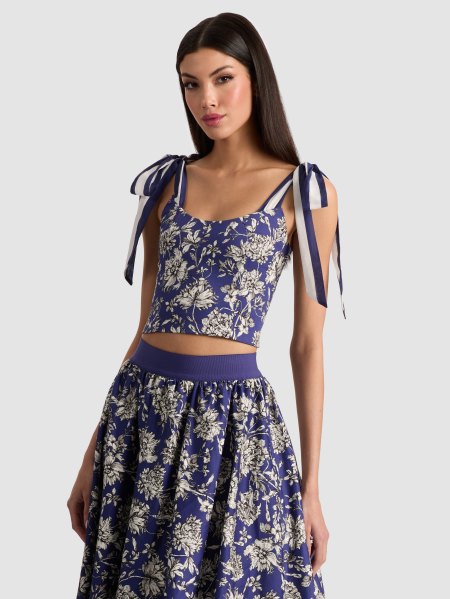 alice olivia BLANCA TOP