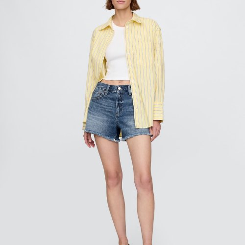 4 Mid Rise UltraSoft Relaxed Cutoff Shorts