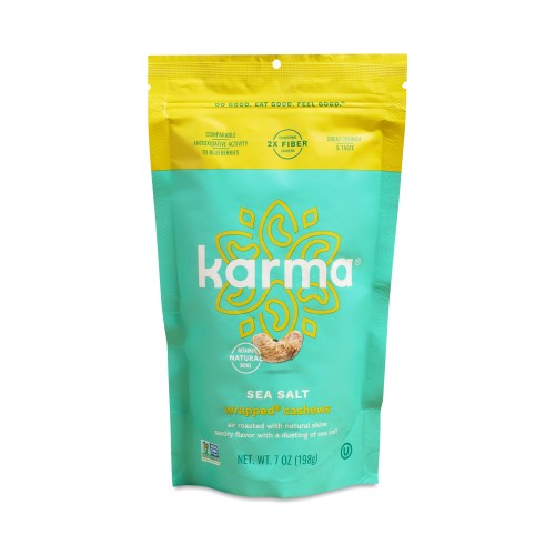 Karma Nuts Wrapped Cashews, 7 oz pouch