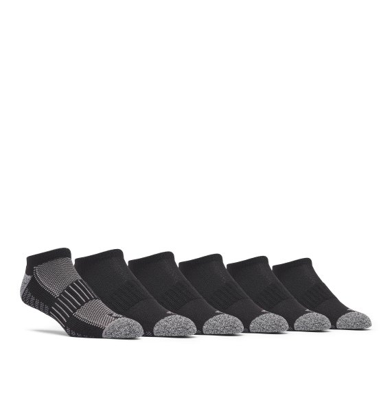 Columbia Mens With Pique Footbed Socks 6
