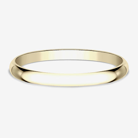 Womens 14K Gold Wedding Band, Yellow