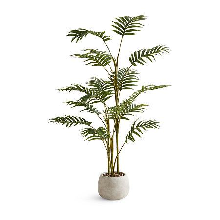 Linden Street 48in Tropical Palm Indoor Artificial Tree, One Size, Green