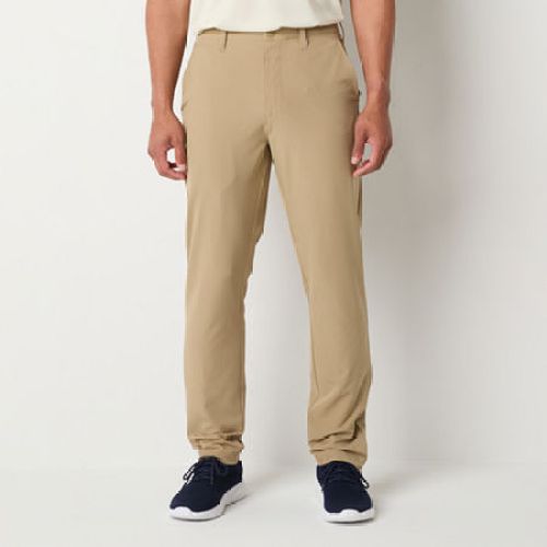 Haggar Cool 18 Pro Mens Classic Fit Flat Front Pant, 42 30, White