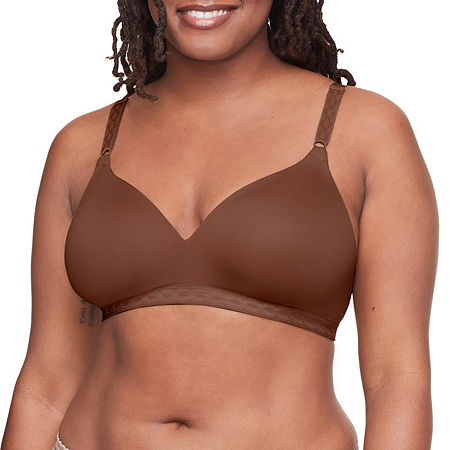 Warners Cloud 9 Super Soft Wireless Lightly Lined Comfort Bra 1269, C, Brown