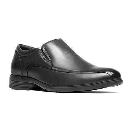 Clarks Steadwell Step Mens Round Closed Toe Slip-On Shoe, Medium, Black