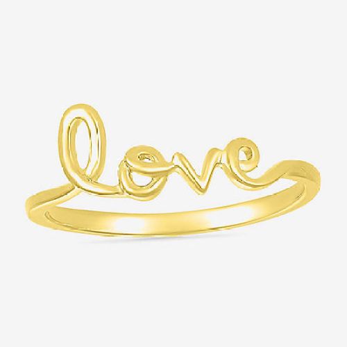 Womens 10K Gold Round Band