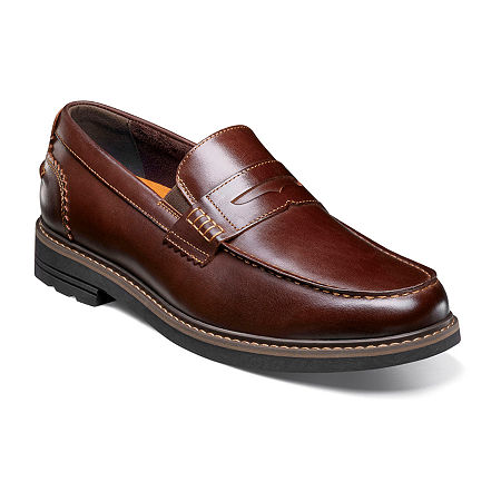Nunn Bush Odin II Mens Moc Closed Toe Loafers, Medium