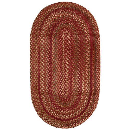Capel Inc. Oval Rugs, One Size, Red