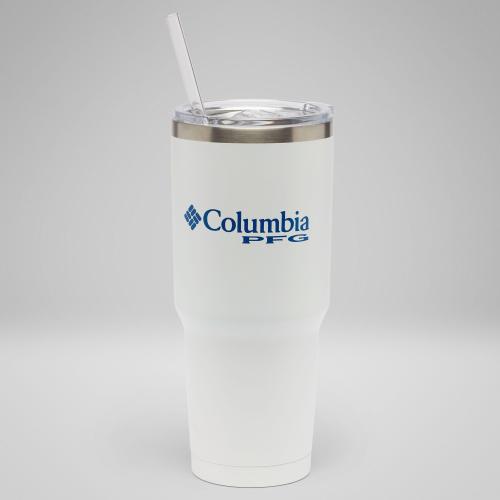 Columbia Stainless Steel Vacuum Tumbler With Straw 30 oz
