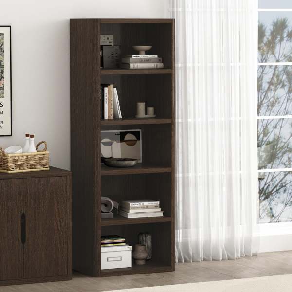 Manhattan Comfort Rivington 79 Open Bookcase