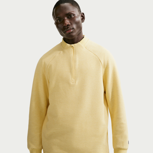Nike Mens Par Therma-FIT 1/2-Zip Golf Top in Yellow | IB0303-722