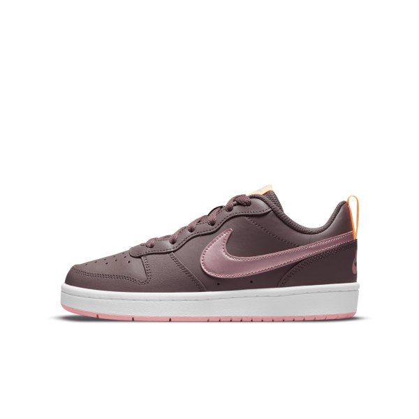 Nike Court Borough Low 2 Big Kids Shoes in Brown | BQ5448-200