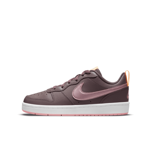 Nike Court Borough Low 2 Big Kids Shoes in Brown | BQ5448-200