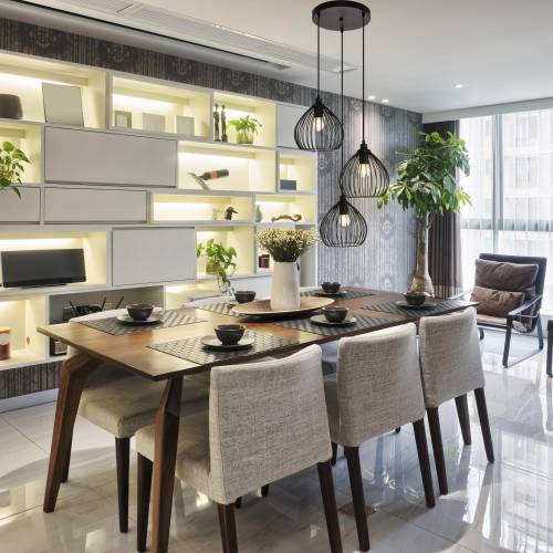 Living District Sayer Collection Pendant in Black Finish