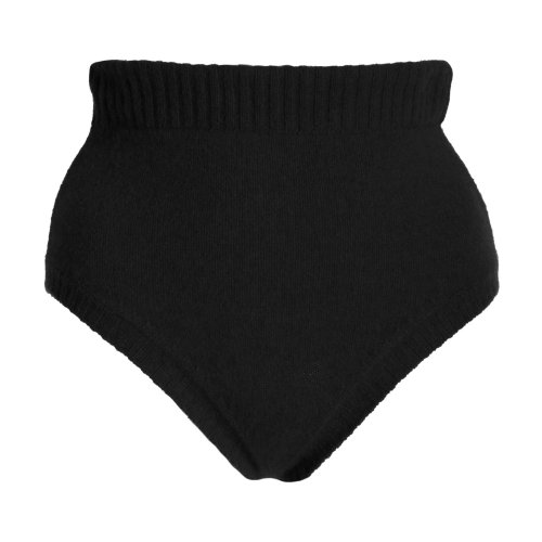 LaQuan Smith High-Rise Knit Wool-Fox Briefs – Moda Operandi