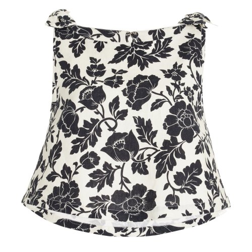 Posse Romeo Bow-Detailed Linen Sleeveless Top – Moda Operandi