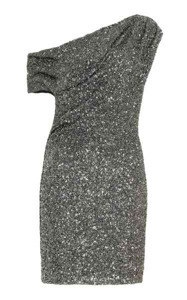 Significant Other Beau Off-The-Shoulder Sequined Mini Dress - Moda Operandi