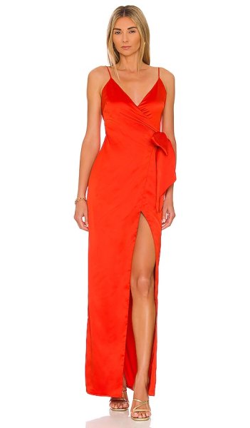 Lovers and Friends The Mackenzie Gown in Red