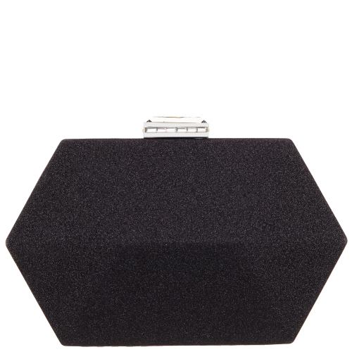 Molly Geometric Metallic Glitter Minaudiere | Nina Shoes