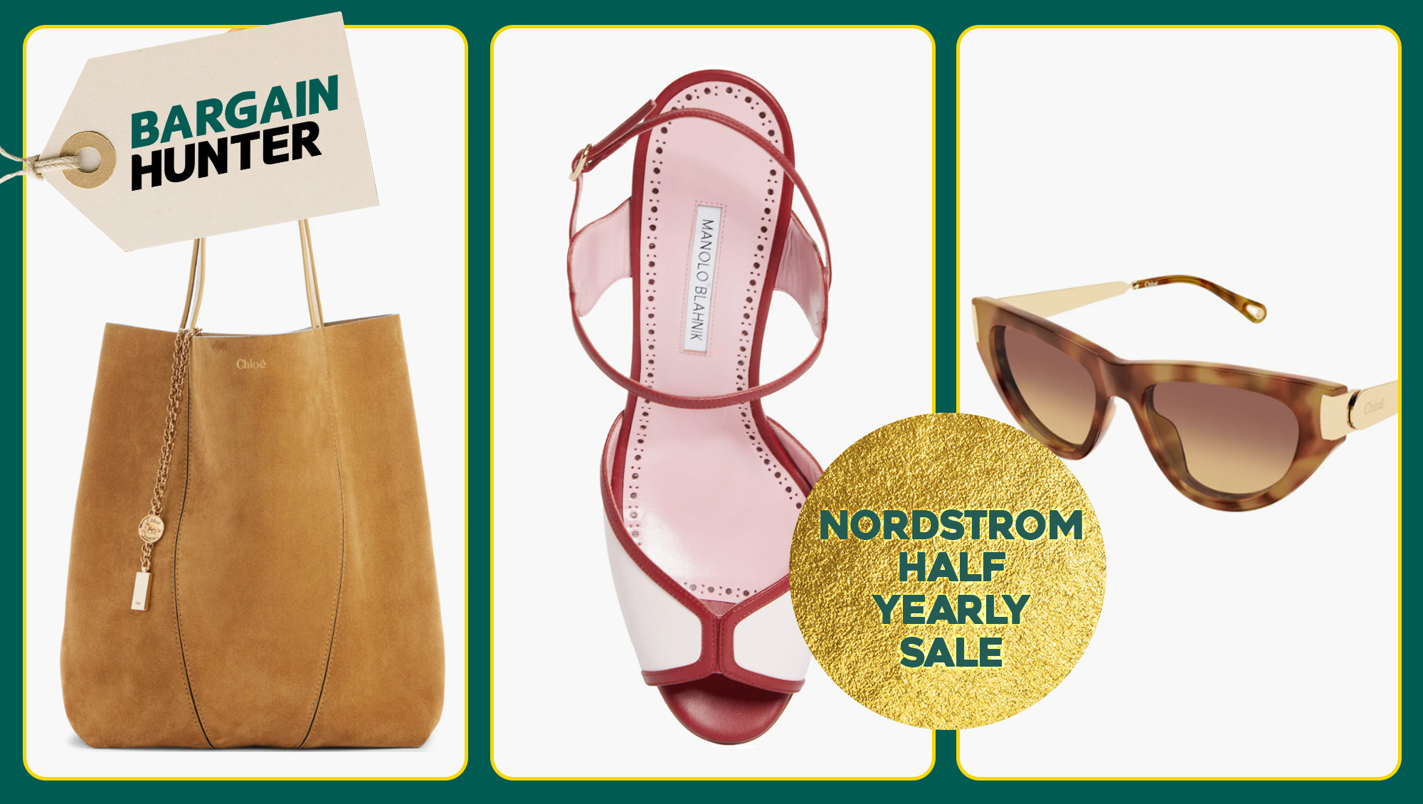 Nordstrom Half Yearly Sale designer shoes, bags, sunglasses