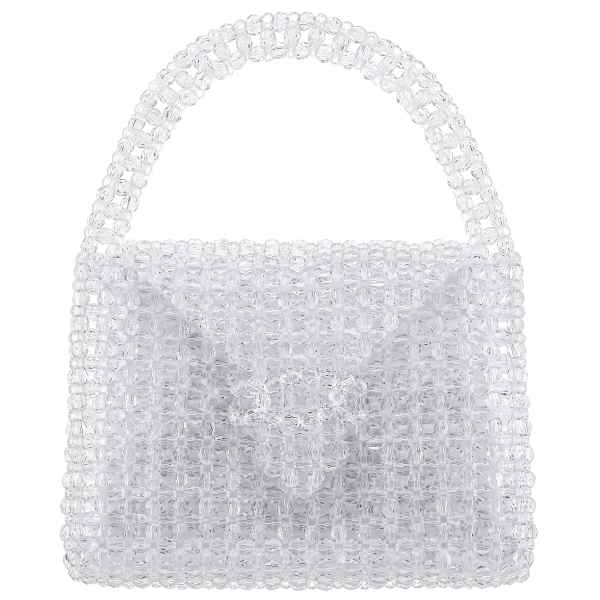 Womens Opie Beaded Satchel With Inner Satin Pouch | Nina Shoes