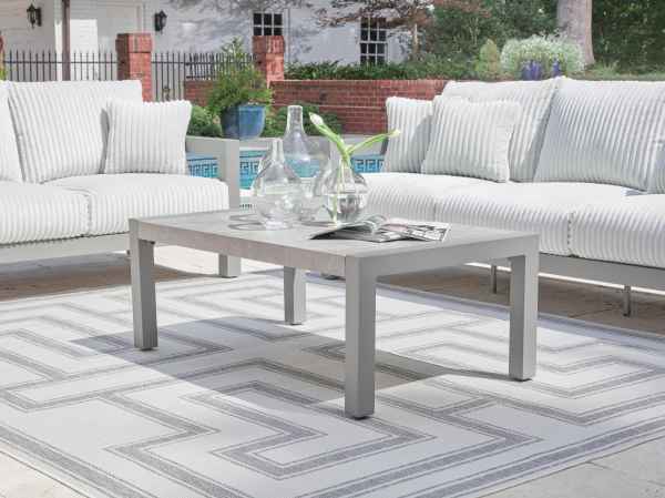 Moonlight View Outdoor Coffee Table, Gray