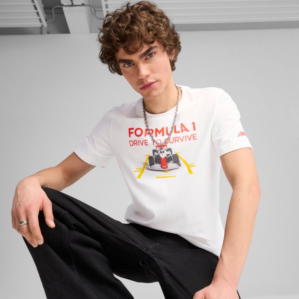 PUMA Mens T-Shirt in White