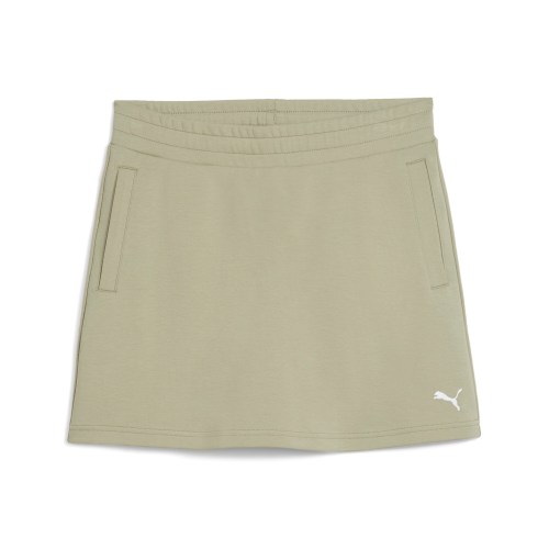 PUMA Essentials Womens Basic Short Skirt in Green, Size S